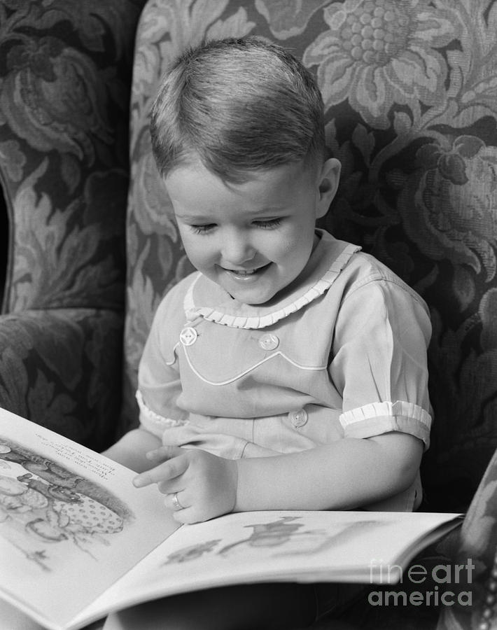 Little Boy Reading A Picture Book Photograph by H. Armstrong Roberts/ClassicStock Little Boy Reading A Picture Book Photograph by H. Armstrong Roberts/ClassicStock