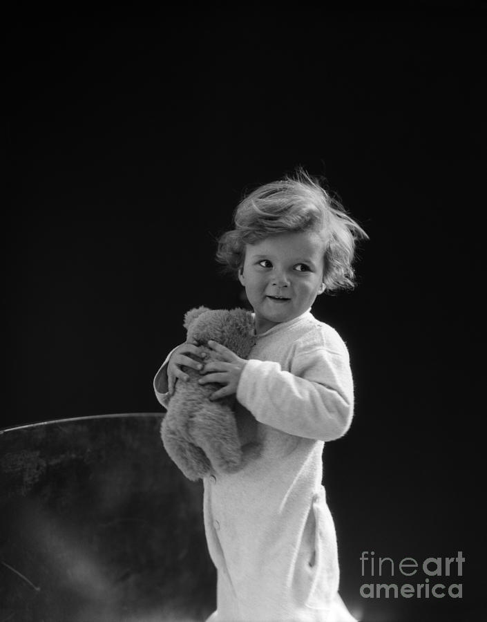 1930s Photograph - Little Boy With Teddy Bear, C.1930s by H. Armstrong Roberts/ClassicStock 1930s Photograph - Little Boy With Teddy Bear, C.1930s by H. Armstrong Roberts/ClassicStock