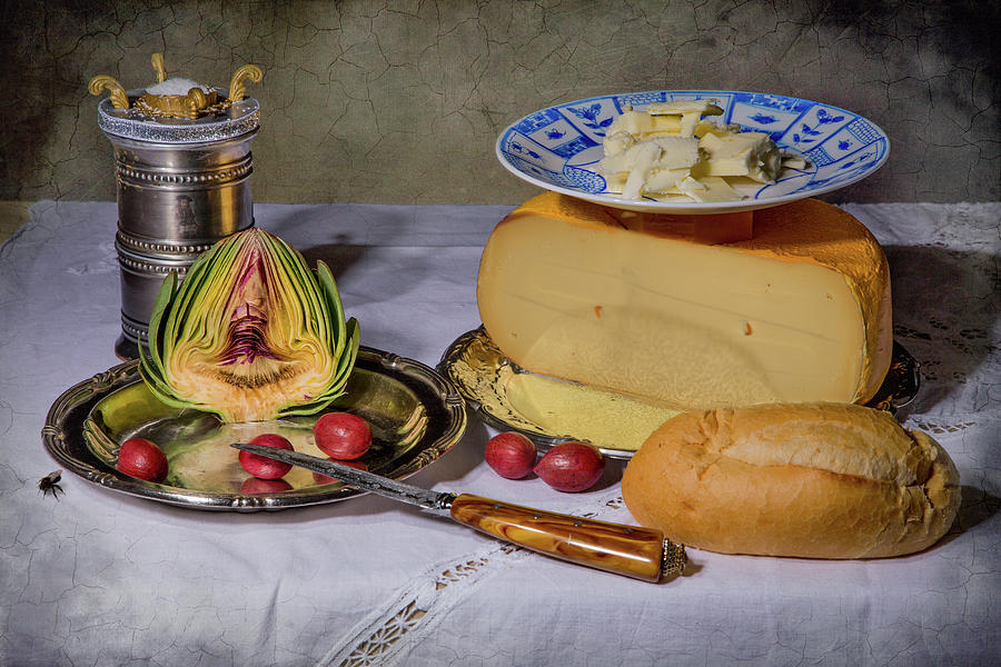 Little Breakfast with Cheese and Artichoke Photograph by Levin Rodriguez