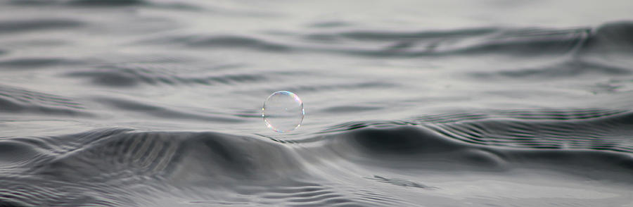 Little Bubble on the Water Photograph by Cathie Douglas
