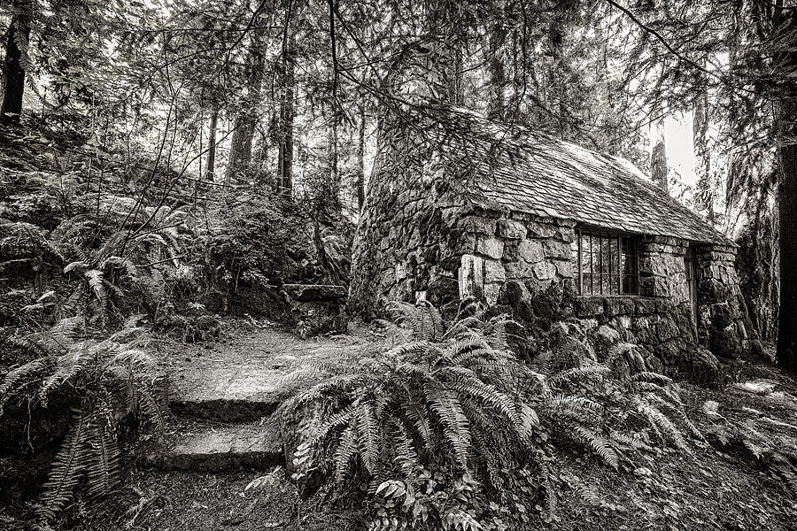 Little Cabin Of Stone Photograph by Wes and Dotty Weber
