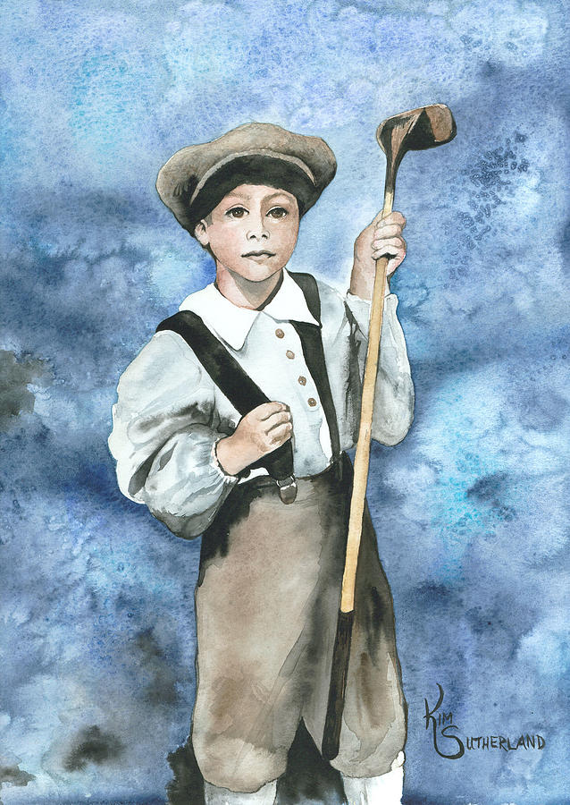 Little Caddy Painting by Kim Whitton