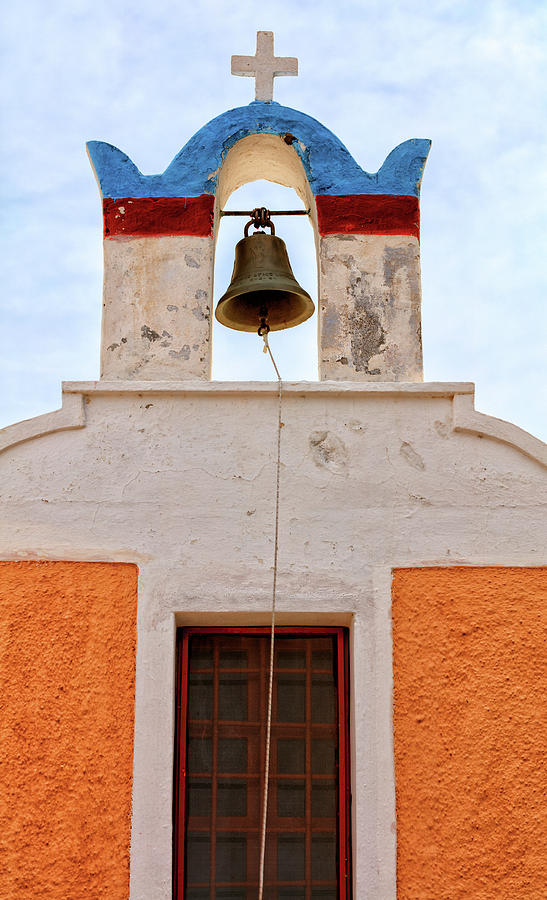 Little Chapel In Santorini Photograph