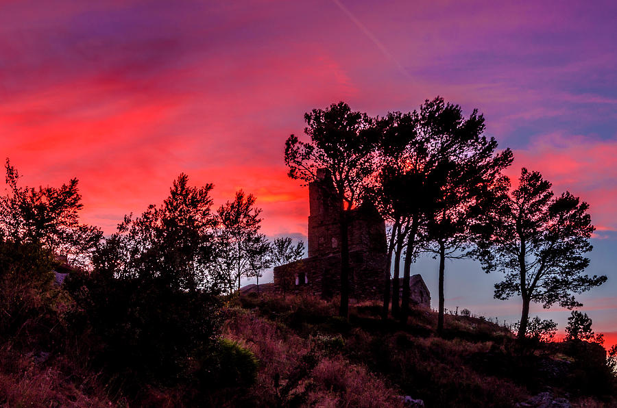 Little Chapel in sunset Photograph by Wolfgang Stocker