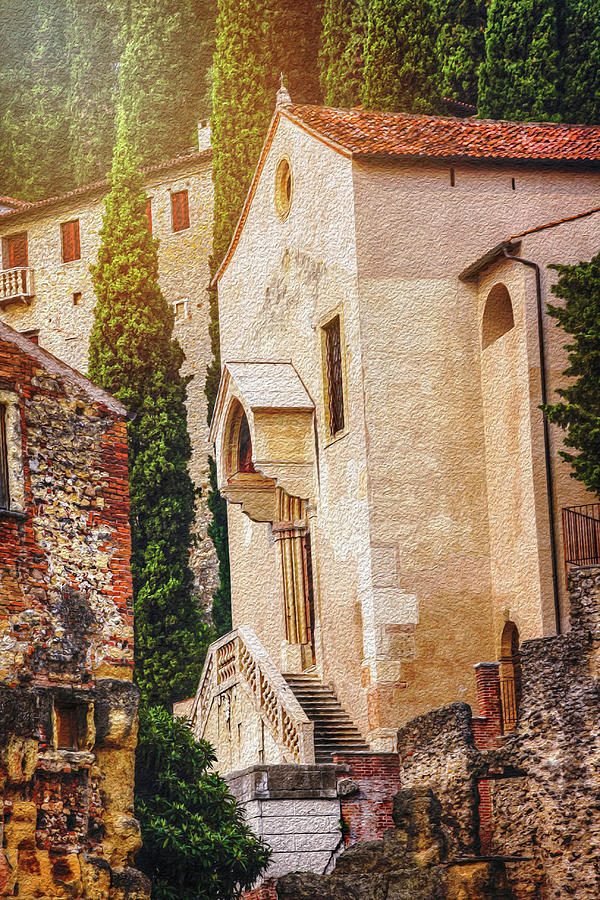 Architecture Photograph - Little Church in Verona Italy  by Carol Japp