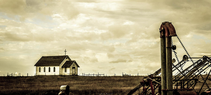 Little Church on the Prairie  Photograph by Michelle Ressler