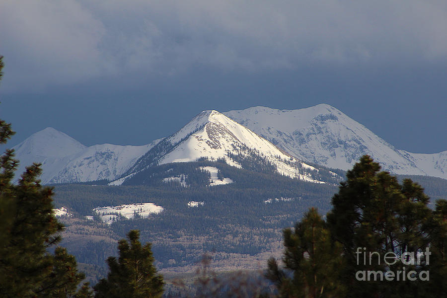 Mountain Photograph - Little Cone Peak Colorado by Dale Jackson