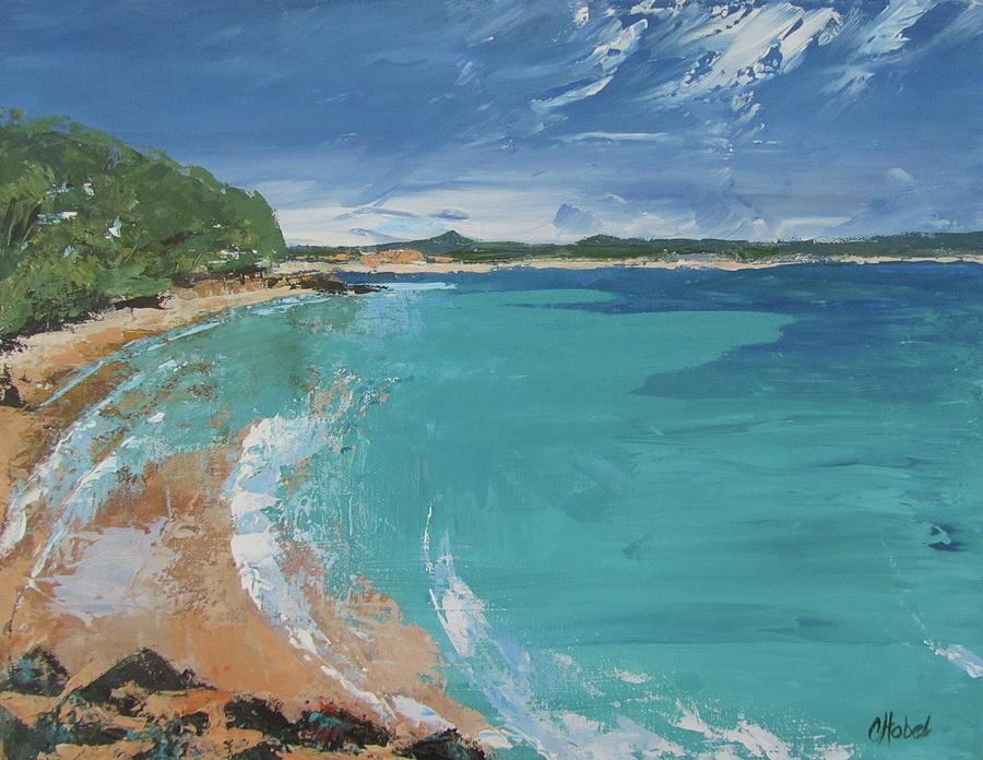 Little Cove View Painting by Chris Hobel