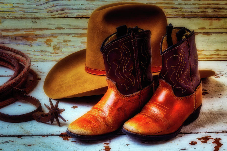 Little Cowboy Boots Photograph by Garry Gay