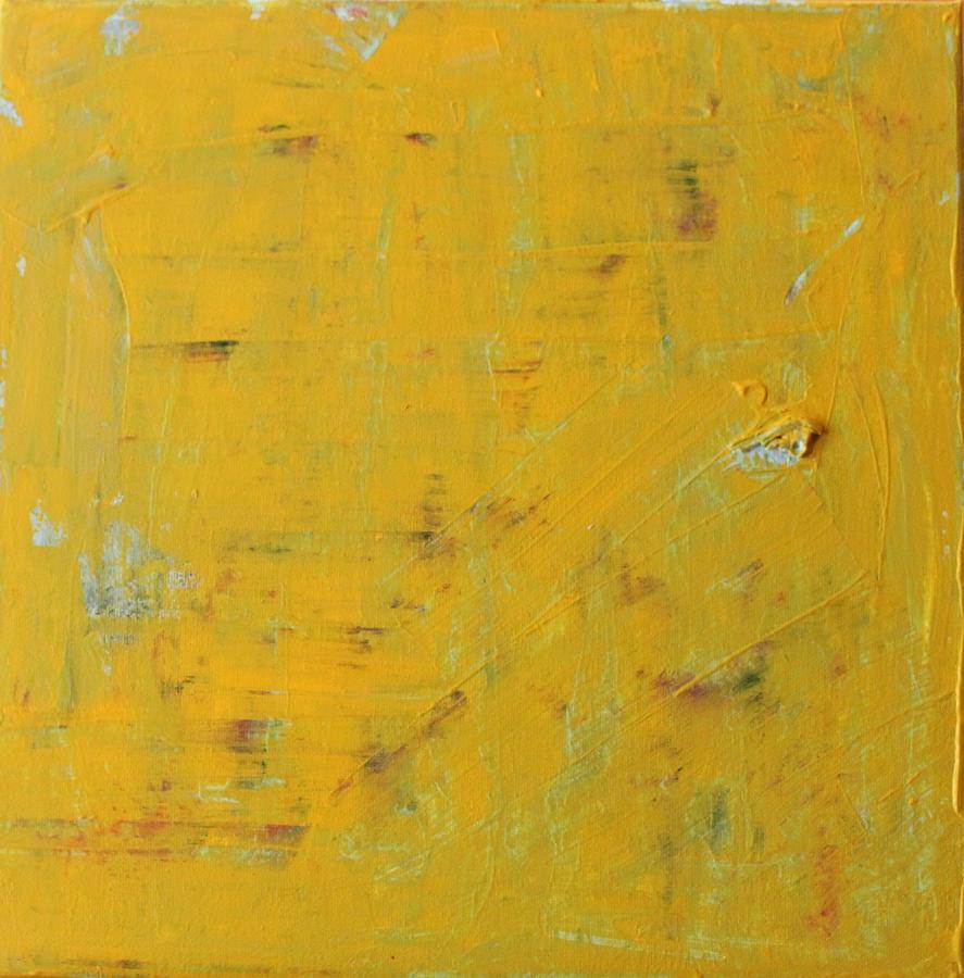 Yellow Painting - Little Dab Will Do Ya by Pam Roth OMara Yellow Painting - Little Dab Will Do Ya by Pam Roth OMara