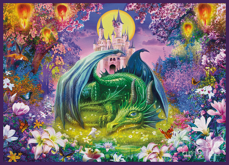 Little Dragon Digital Art by MGL Meiklejohn Graphics Licensing