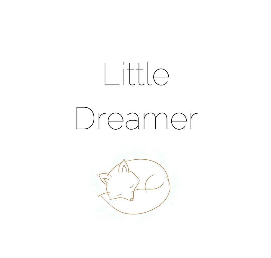 Fox Digital Art - Little Dreamer by Rosemary Nagorner