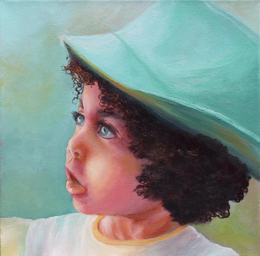 Little Entertainer  Painting by Rebecca Hauschild