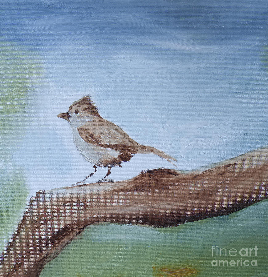 Little Friend Painting by Shelley Myers