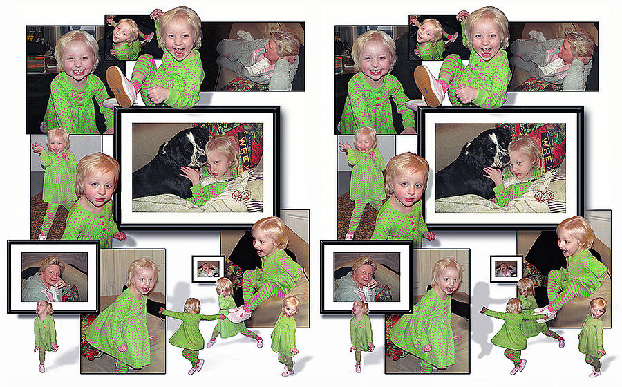 Digital Photograph - Little Girl in Green by Van Cordle