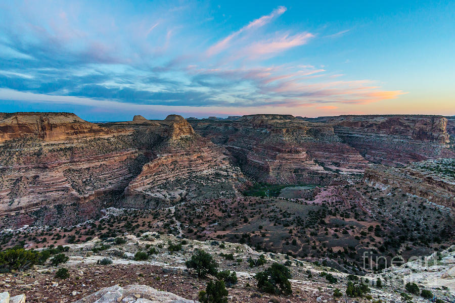Little Grand Canyon Sunset - Wedge Overlook - Utah Photograph by Gary Whitton