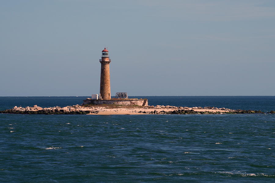 Little Gull Island Lighthouse Photograph by Beth Collins