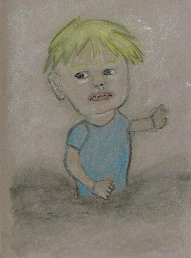 Little Guy Pastel by Sarah Warman