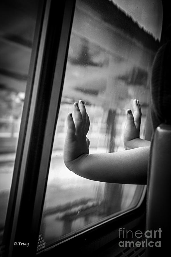 Little Hands On The Train Photograph by Rene Triay FineArt Photos
