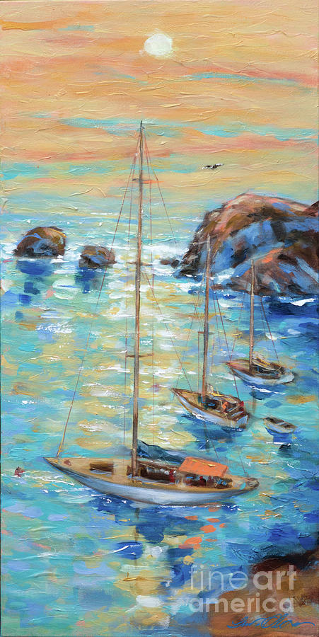 Little Harbor Painting by Linda Olsen