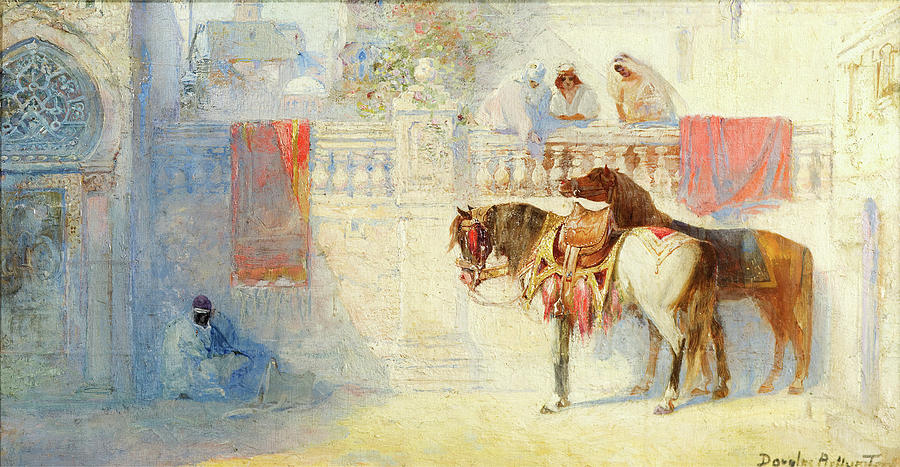 Little Horses Painting by Douglas Arthur Teed