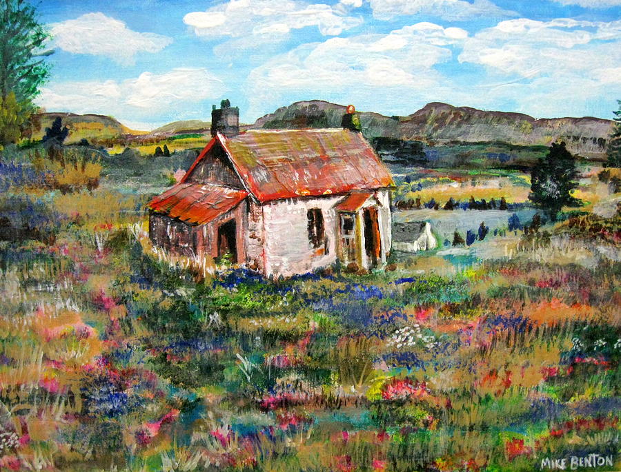 Little House Painting by Mike Benton