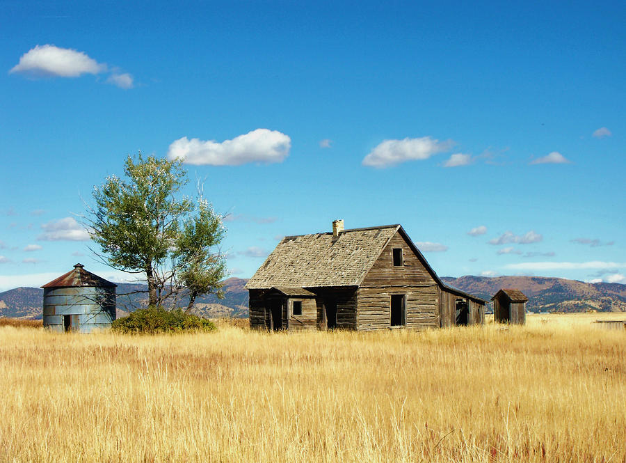 Little House on a Prairie Photograph by Jan Tribe - Pixels