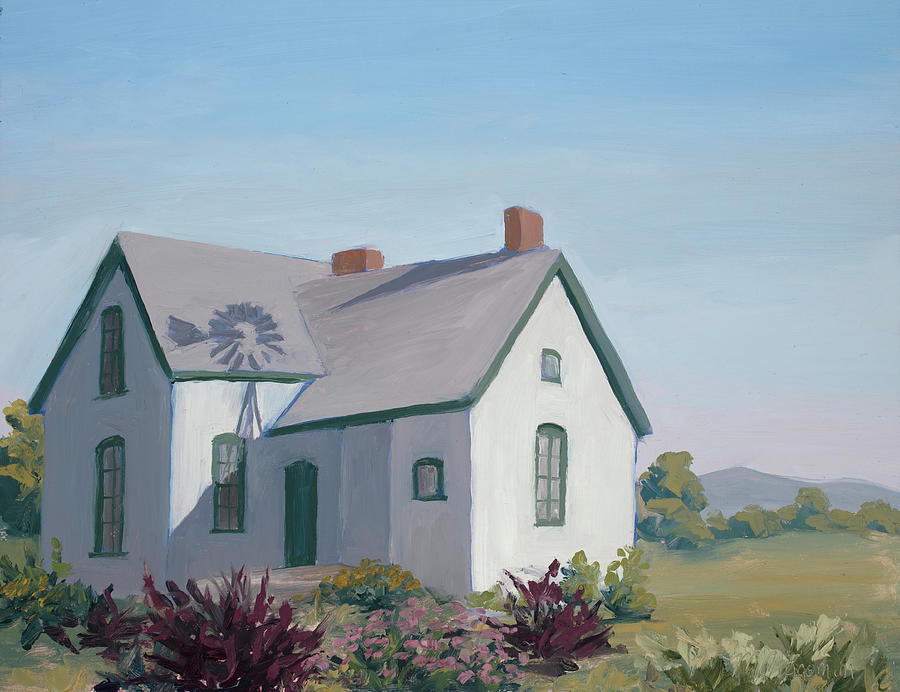Summer Painting - Little House on the Prairie by Mary Giacomini