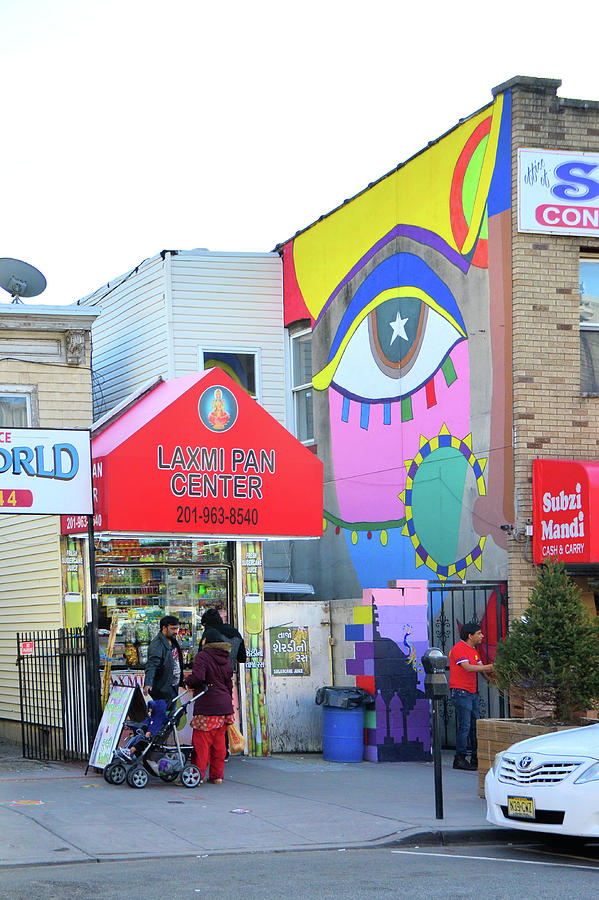 Little India in Jersey City-Brigt Colors-3 Photograph by Alex Vishnevsky