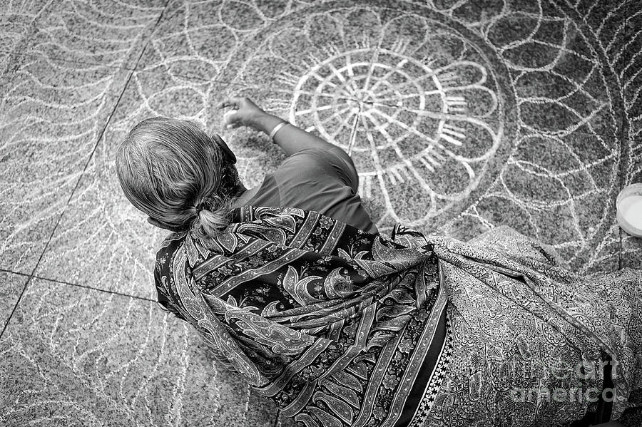 Little India Kolam Photograph by Dean Harte