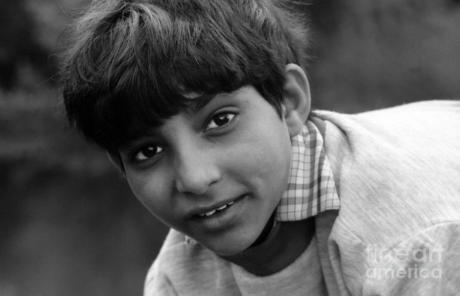 Little Indian boy Photograph by Morris Keyonzo