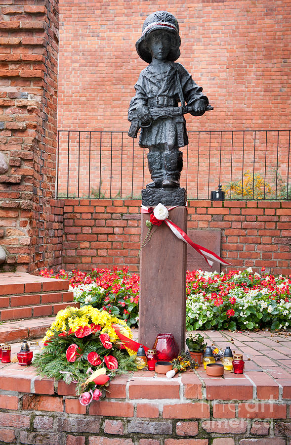 Little Insurgent Monument in Warsaw Photograph by Arletta Cwalina - Pixels