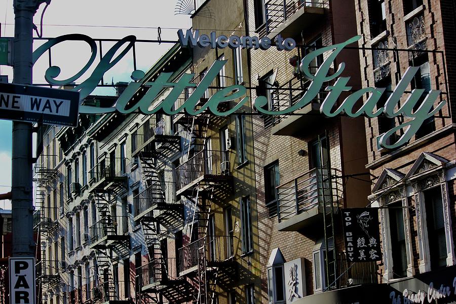Little Italy In New York Photograph