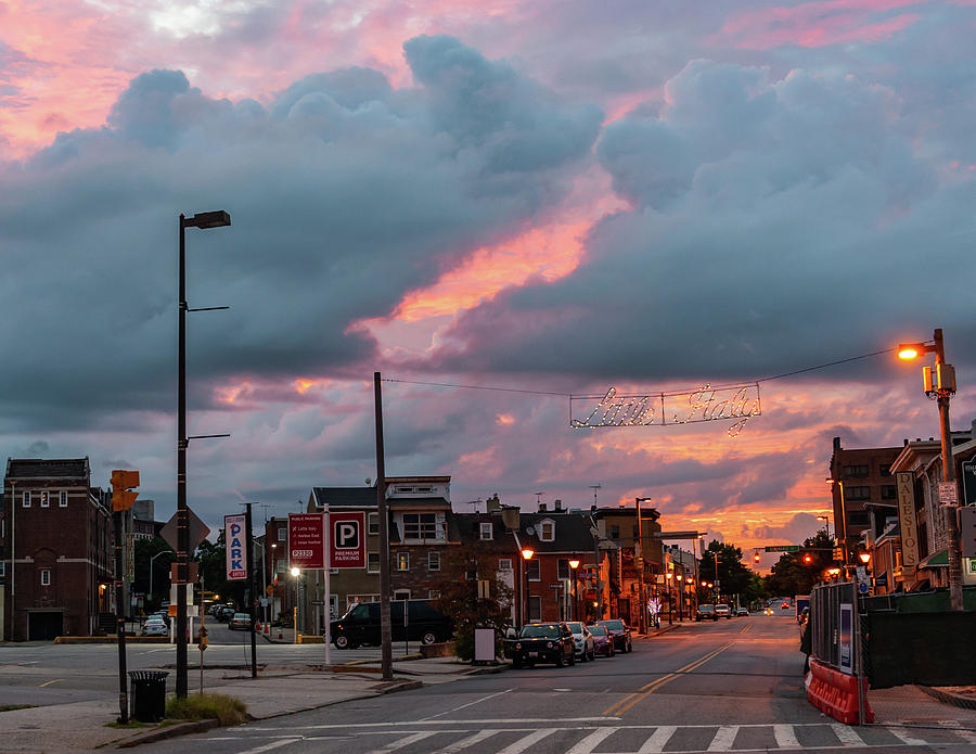 Baltimore Photograph - Little Italy Sunrise by Jim Archer