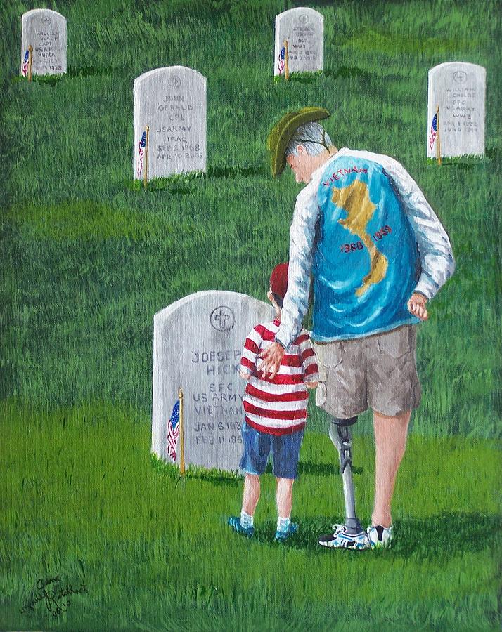 Veterans Painting - Little Joe  Big Joe by Gene Ritchhart