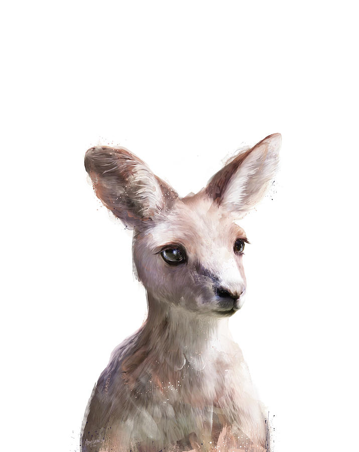 Little Kangaroo Painting by Amy Hamilton