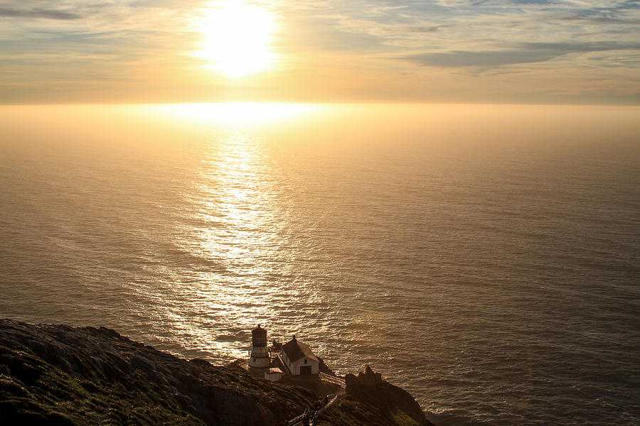 Little Lighthouse Big Sunset Photograph by Bonnie Follett Little Lighthouse Big Sunset Photograph by Bonnie Follett