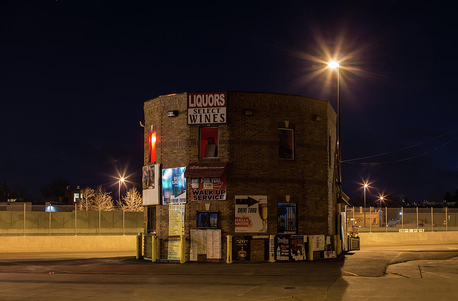 Little Liquor Store on Logan Photograph by Bill Wiebesiek