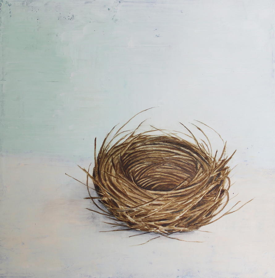 Little Lost Nest Painting by Genevieve Smith