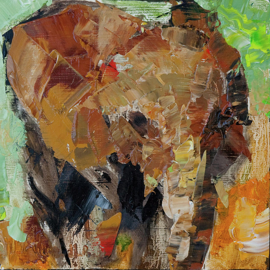 Elephant Painting - Little Makena   by Marsha Heimbecker