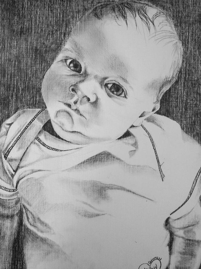 Little Man Drawing by Darcie Duranceau - Fine Art America