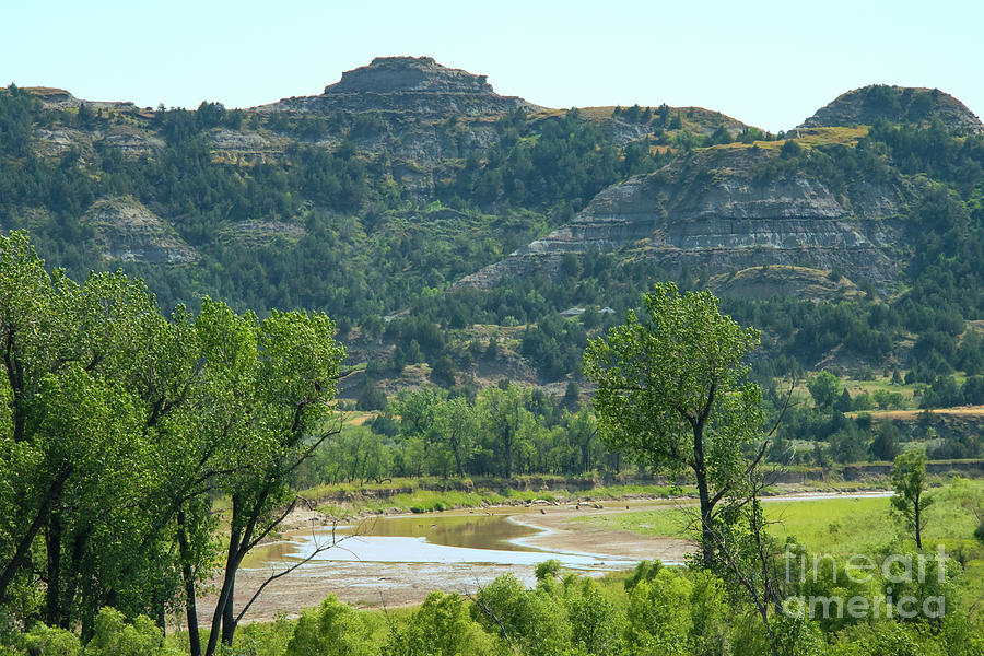 Little Missouri River Badlands Two Photograph by Bob Phillips