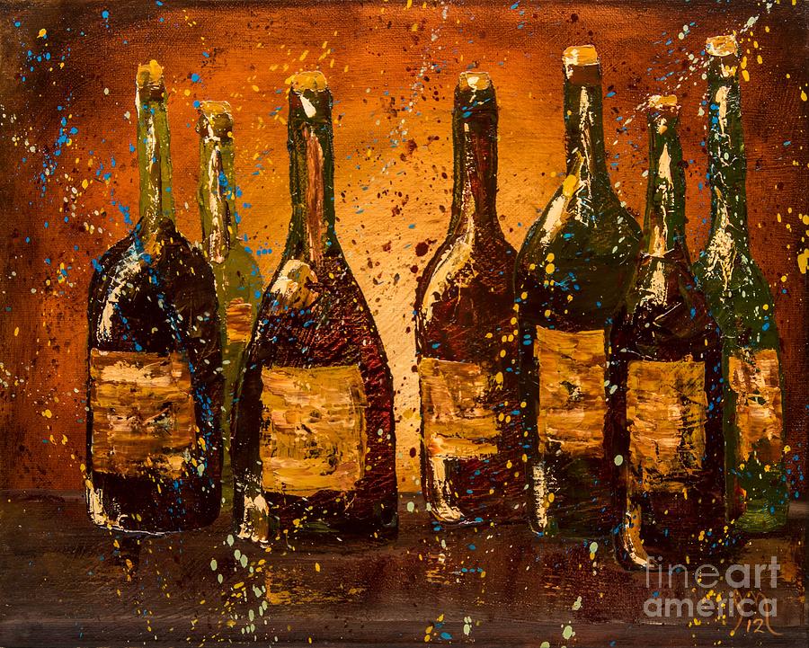 Little More Wine Painting by Jodi Monahan - Fine Art America