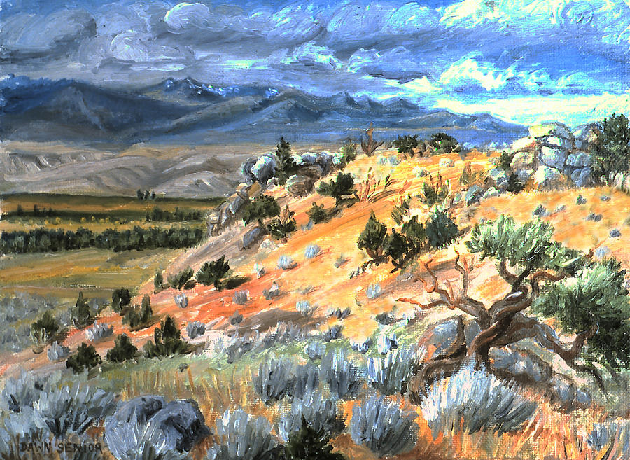 Nature Painting - Little MountainView by Dawn Senior-Trask