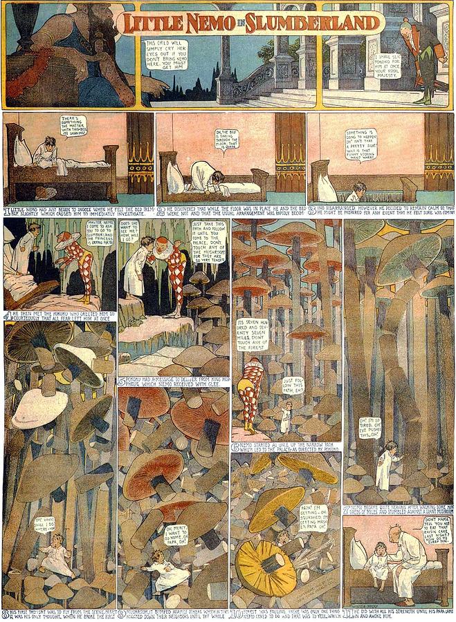 Little Nemo Painting - Little Nemo in Slumberland 1905 Page1 by Vintage Collectables
