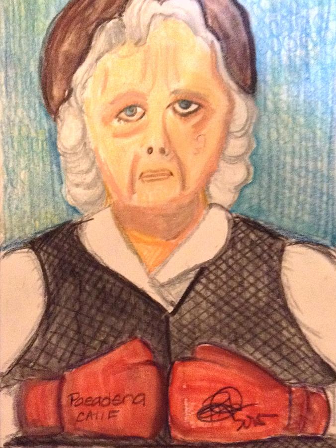 Drawing of Little Old Lady from Pasadena