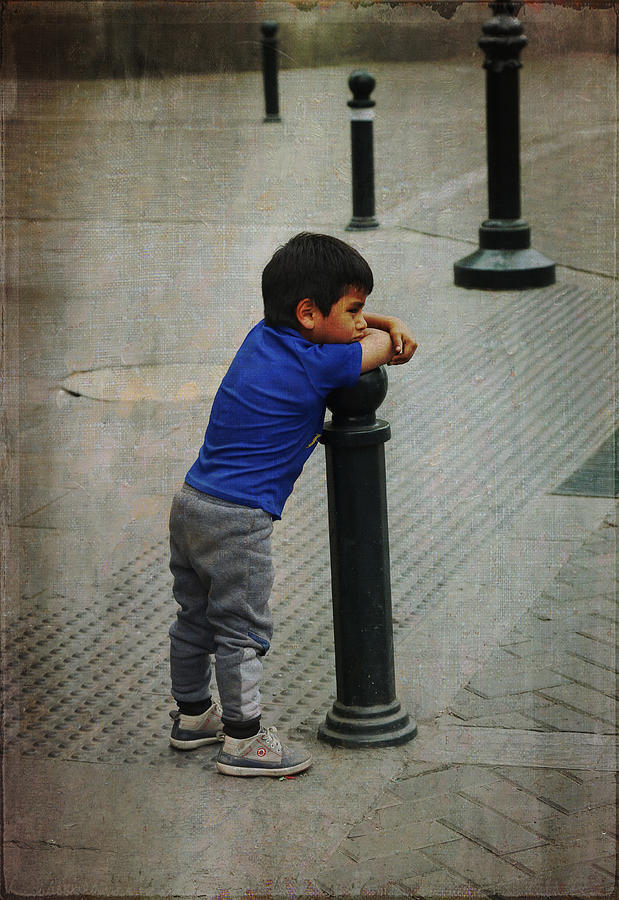 Little Peruvian Boy Photograph by Kathryn McBride