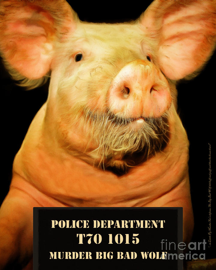 Little Pig Number Two Mugshot 20170921 Photograph by Wingsdomain Art and Photography