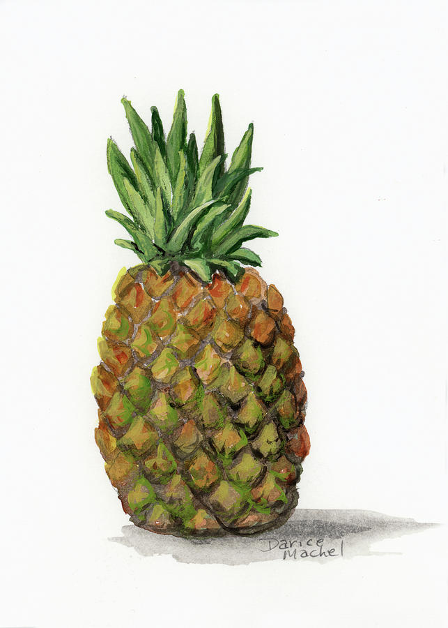 Little Pineapple Painting by Darice Machel McGuire