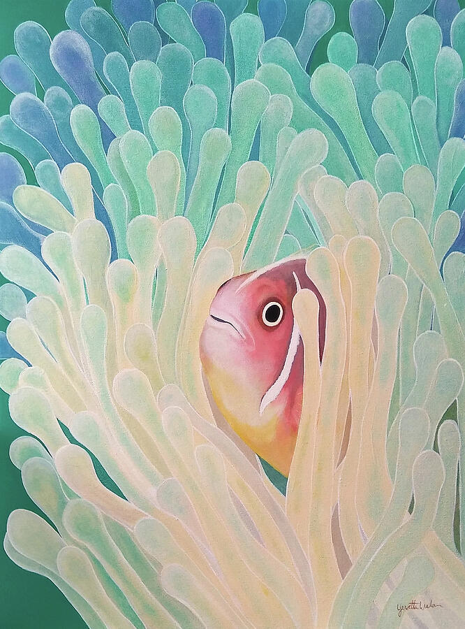 Little Pink Fish Painting